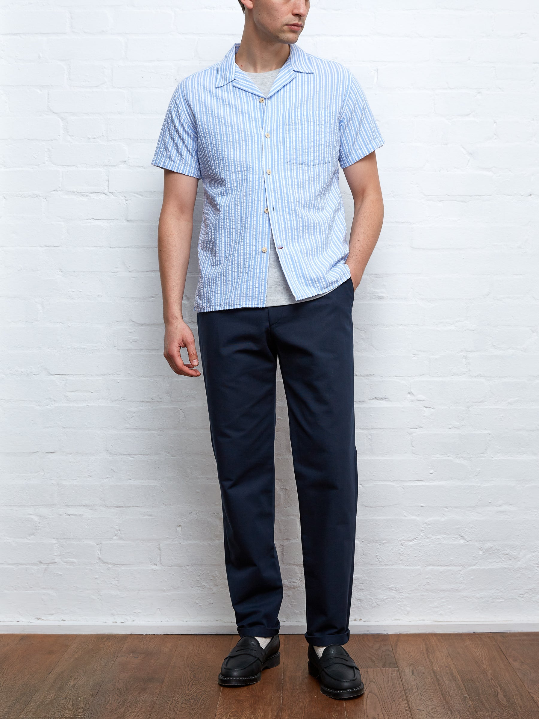  Fishtail Trousers Ellbridge Navy