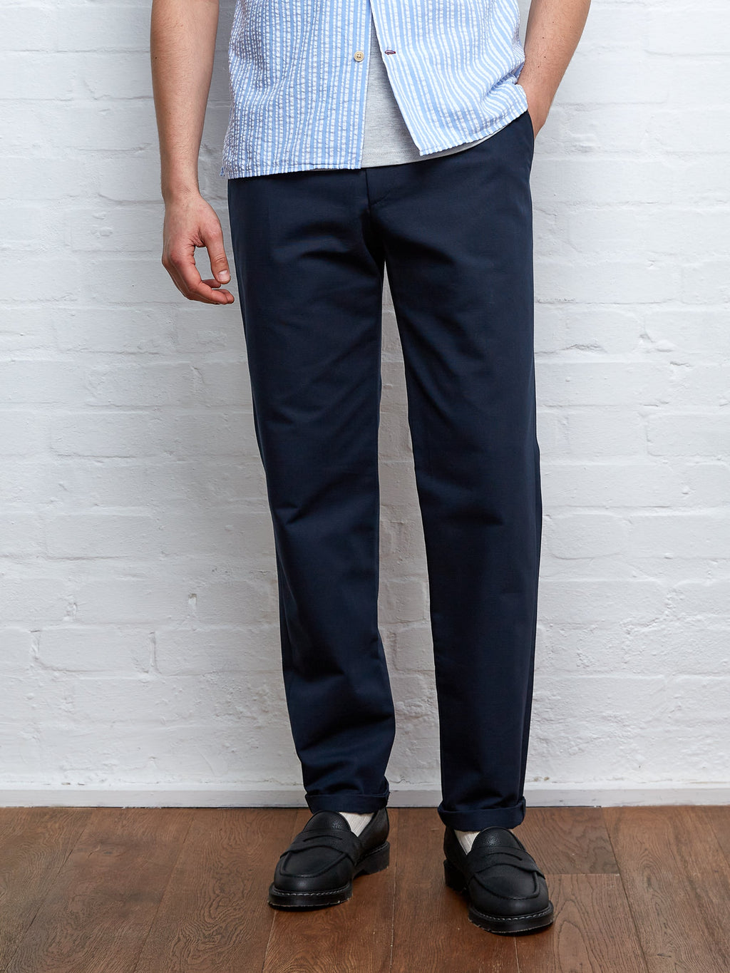  Fishtail Trousers Ellbridge Navy