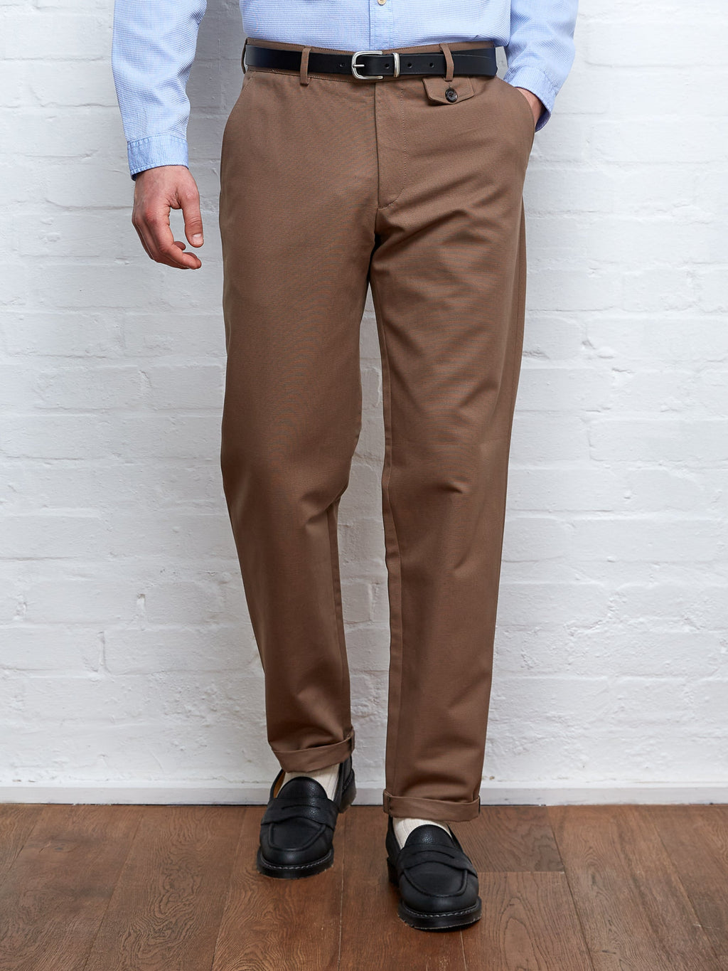  Fishtail Trousers Ellbridge Taupe