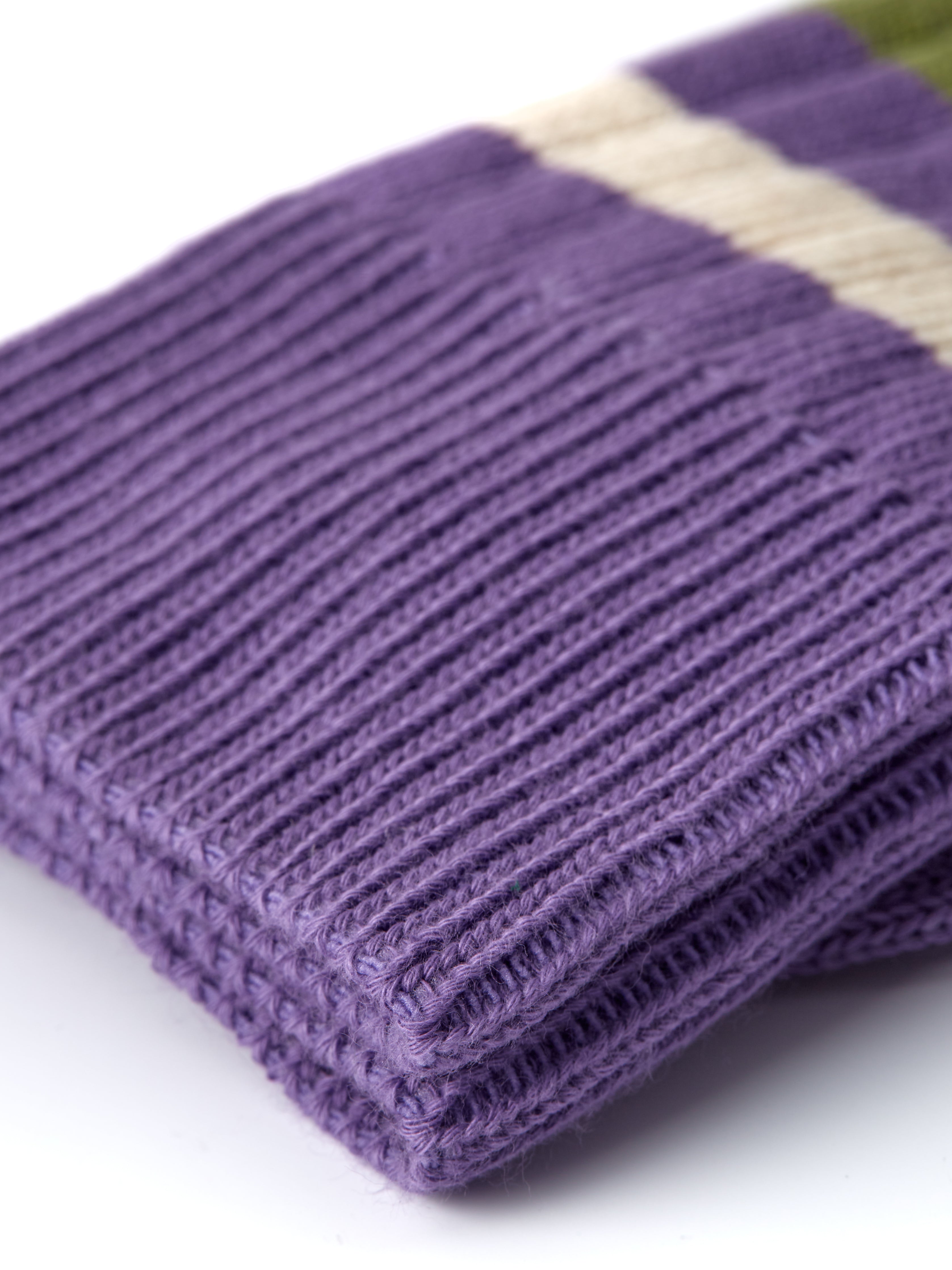  Polperro Socks Albion Mauve/Green