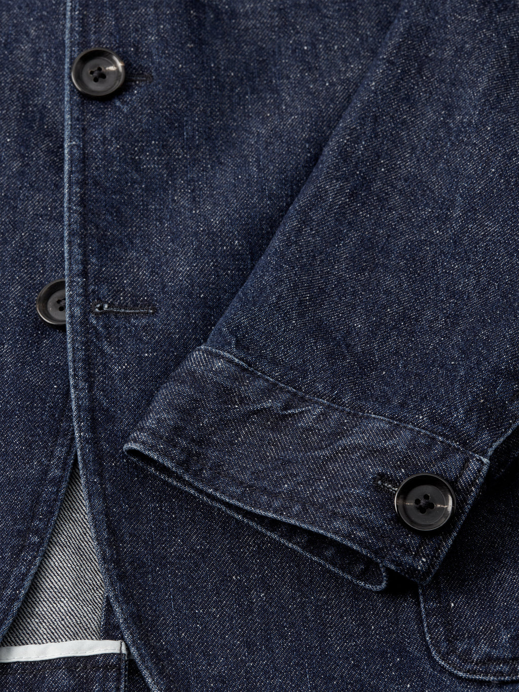 Milton Jacket Burnham Denim Indigo Blue