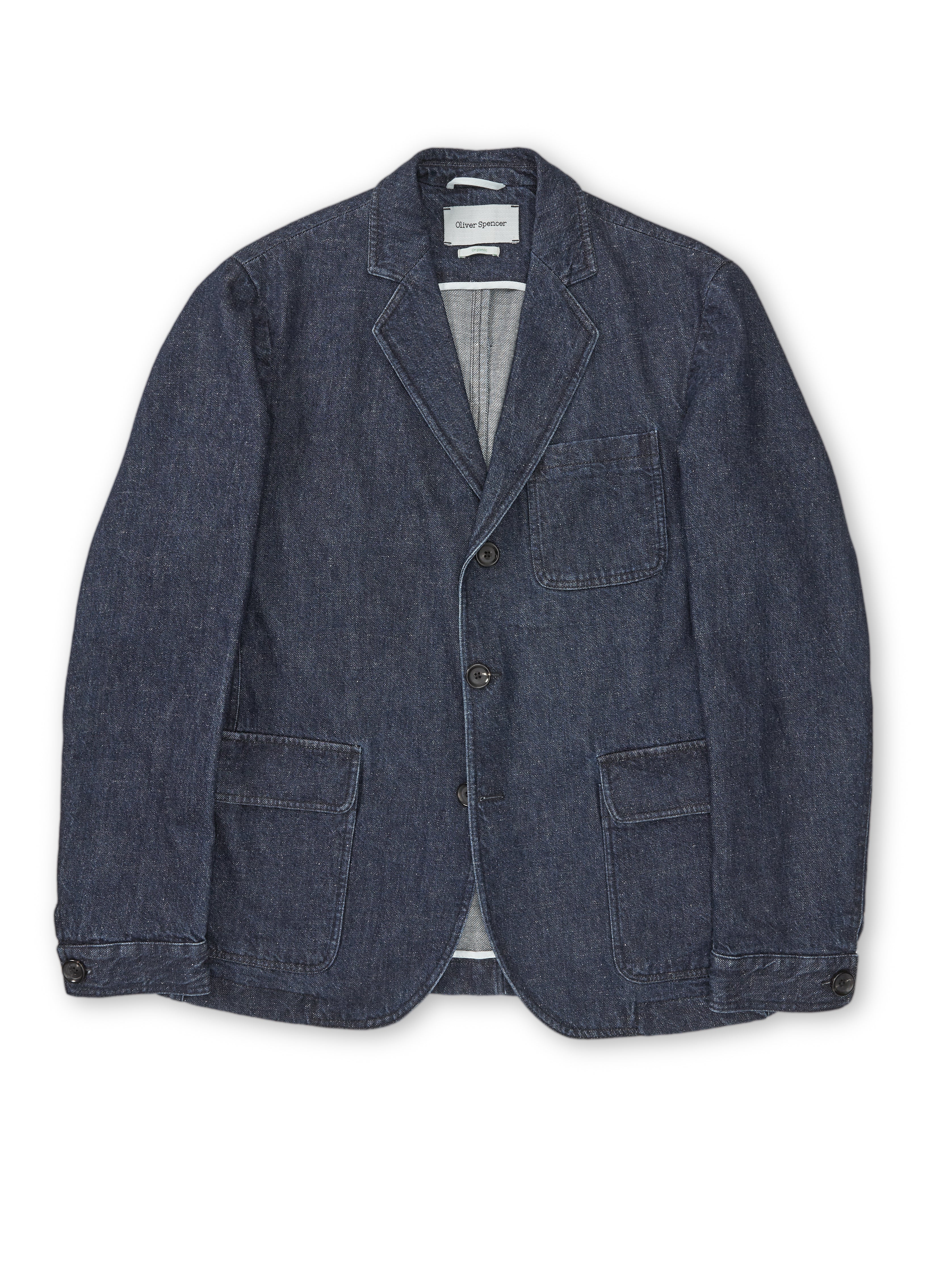  Milton Jacket Burnham Denim Indigo Blue