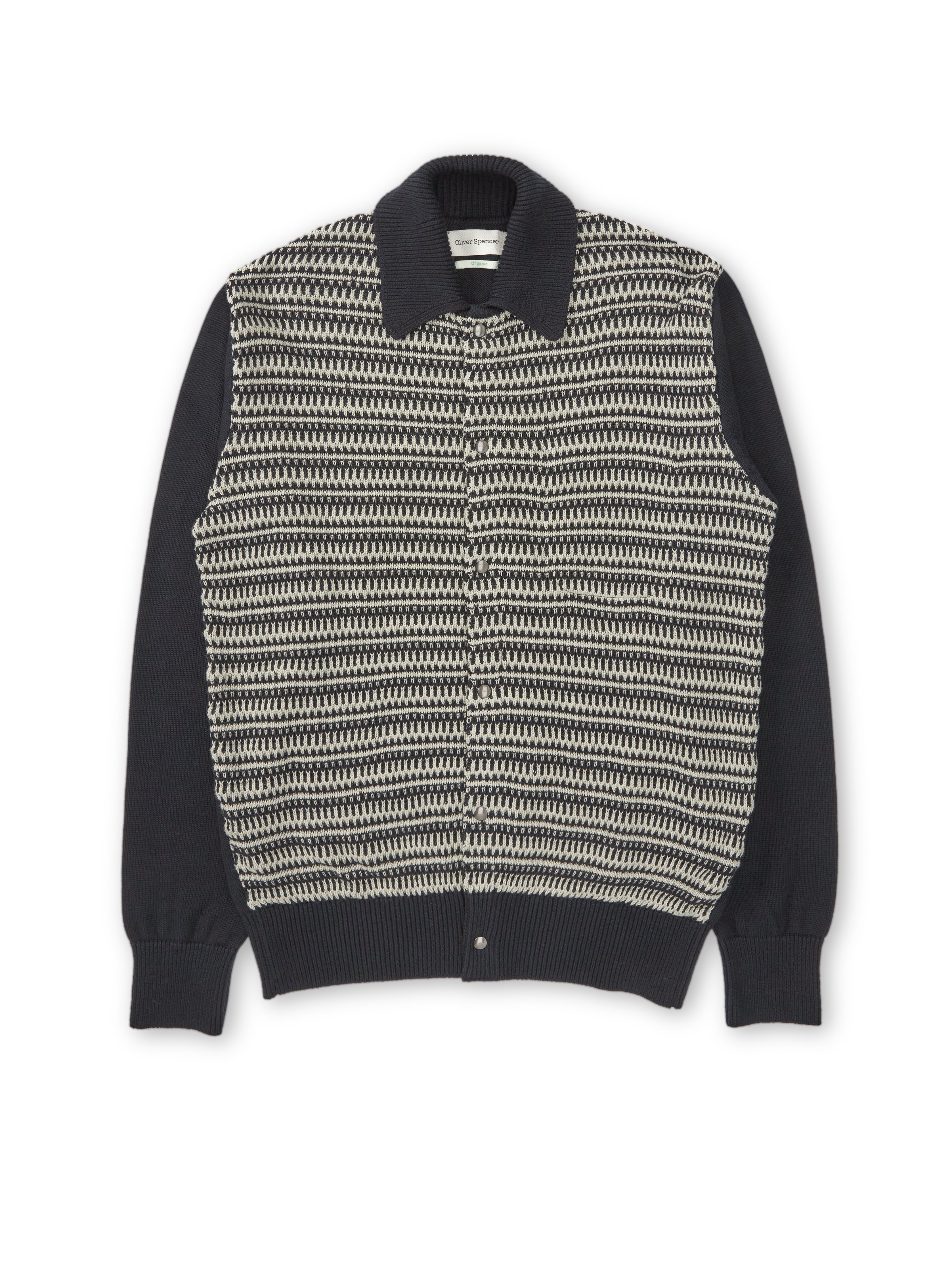  Roxwell Knitted Jacket Riverton Navy
