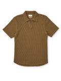  Austell Short Sleeve Polo Shirt Barton Tobacco Brown