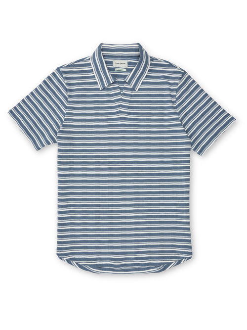  Austell Short Sleeve Polo Shirt Braemar Sky Blue