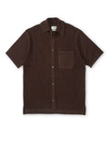  Short Sleeve Mawes Knitted Shirt Tamar Brown