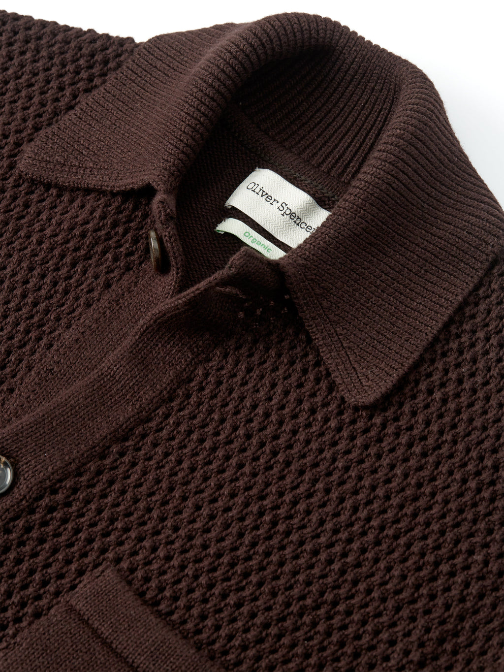  Short Sleeve Mawes Knitted Shirt Tamar Brown