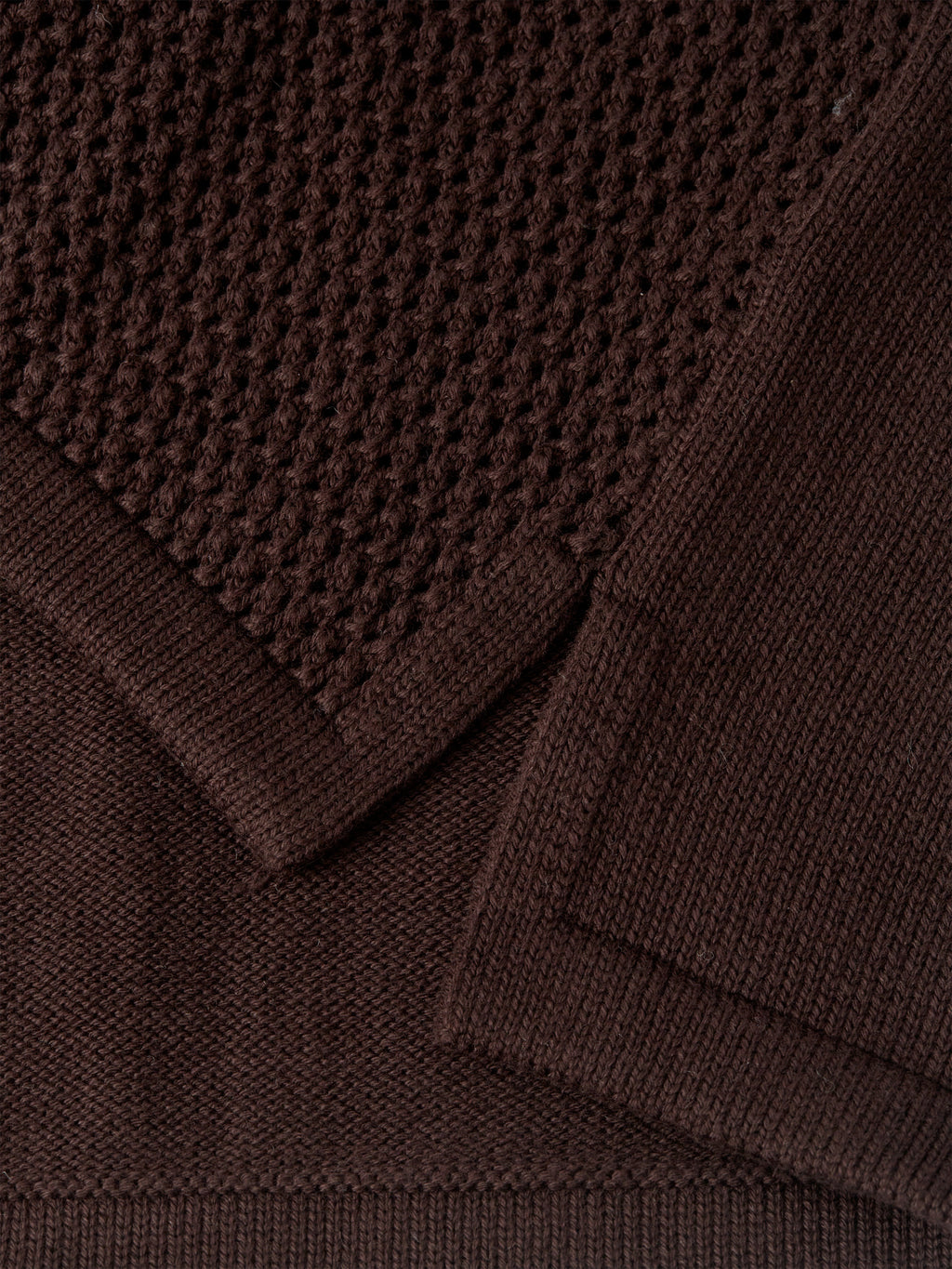  Short Sleeve Mawes Knitted Shirt Tamar Brown