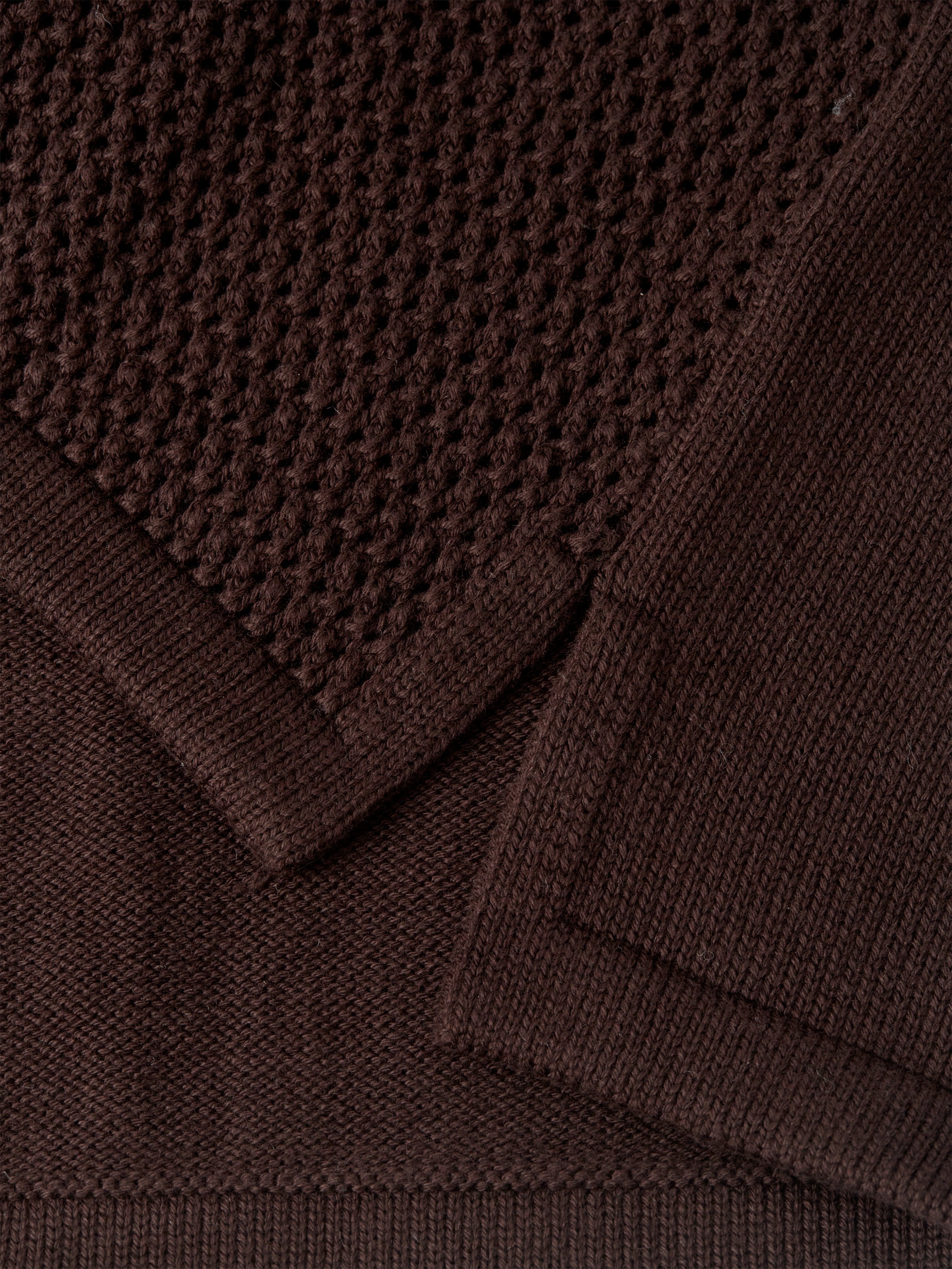  Short Sleeve Mawes Knitted Shirt Tamar Brown