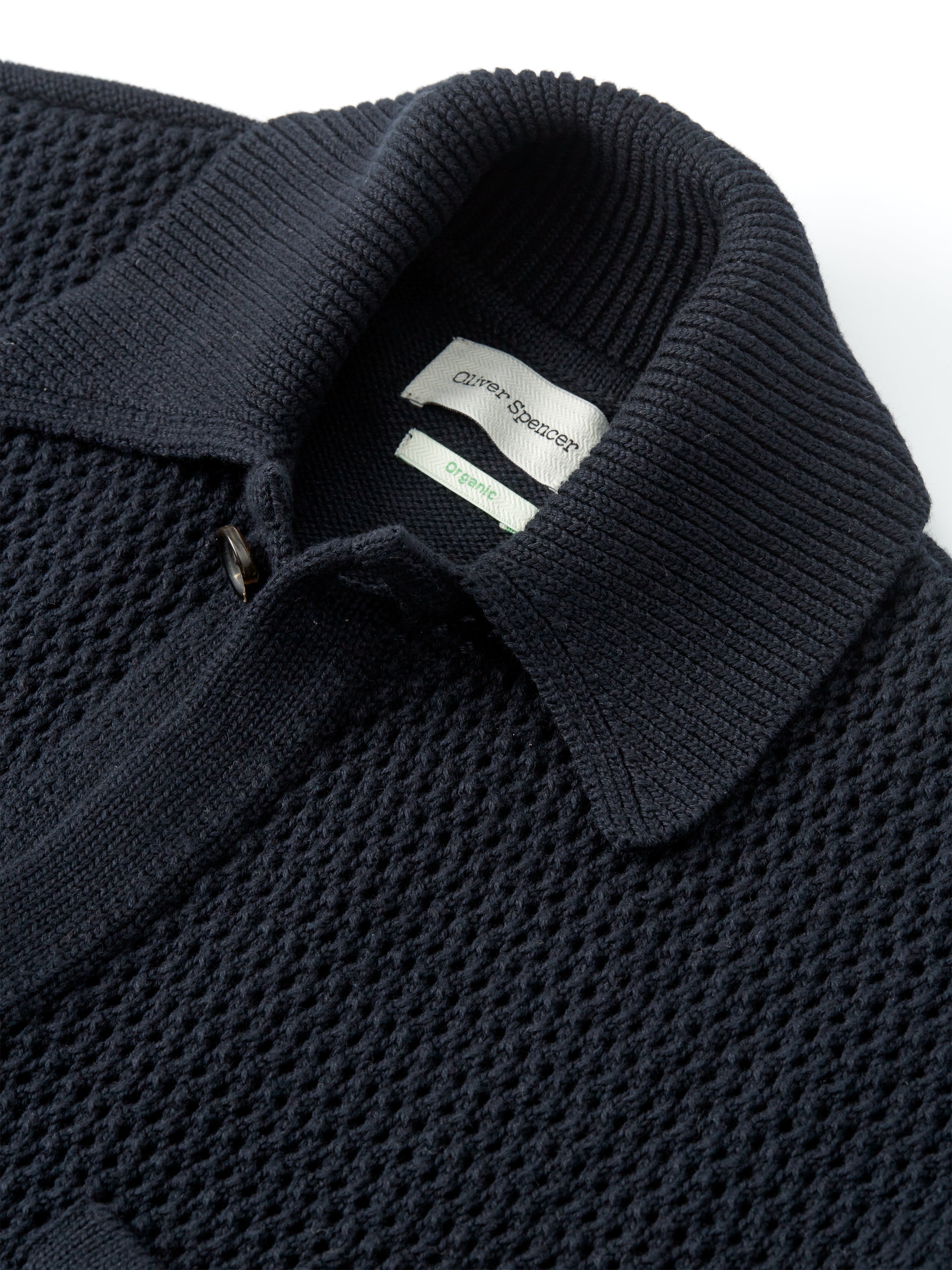  Short Sleeve Mawes Knitted Shirt Tamar Navy
