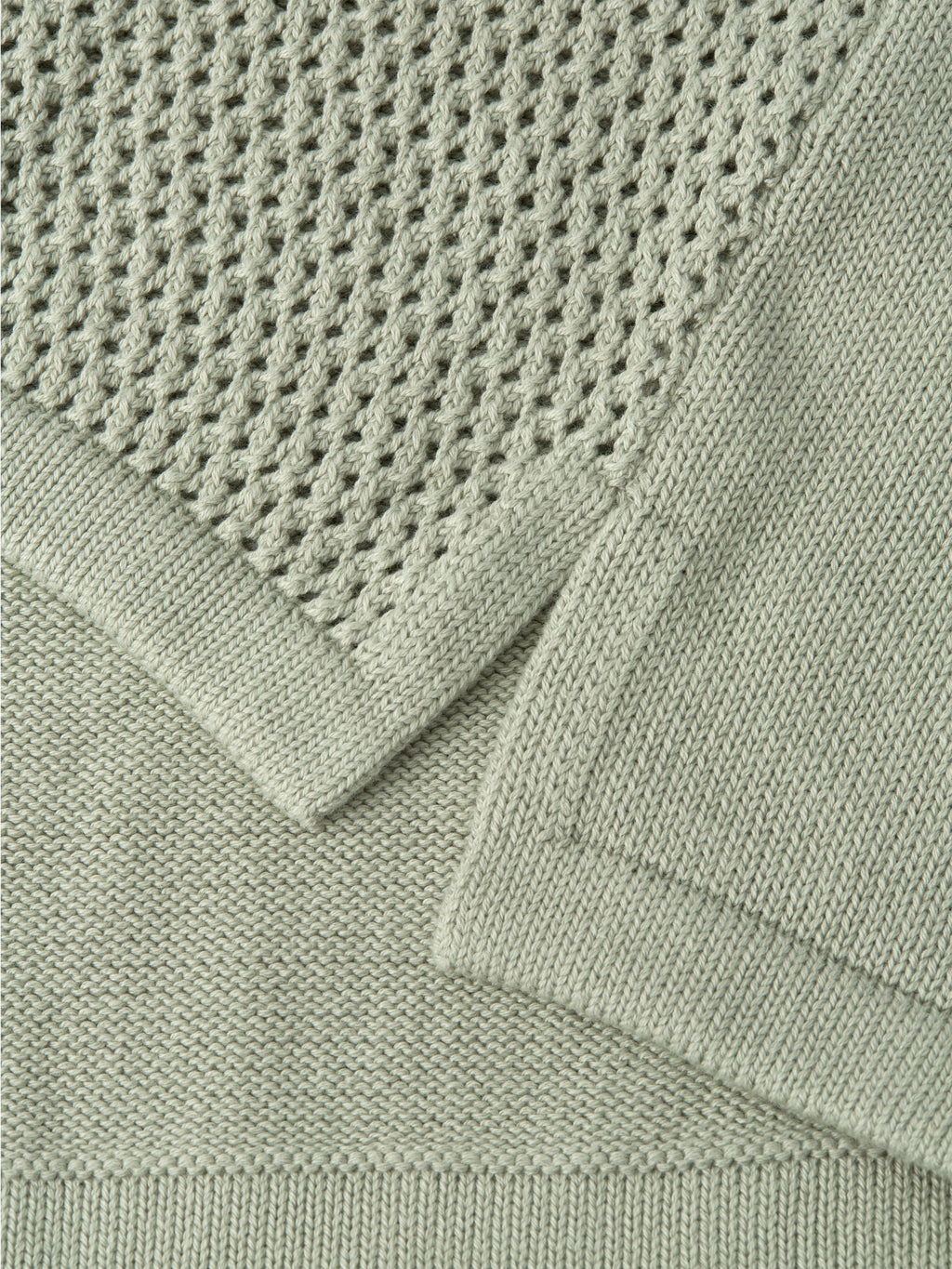  Short Sleeve Mawes Knitted Shirt Tamar Pale Green