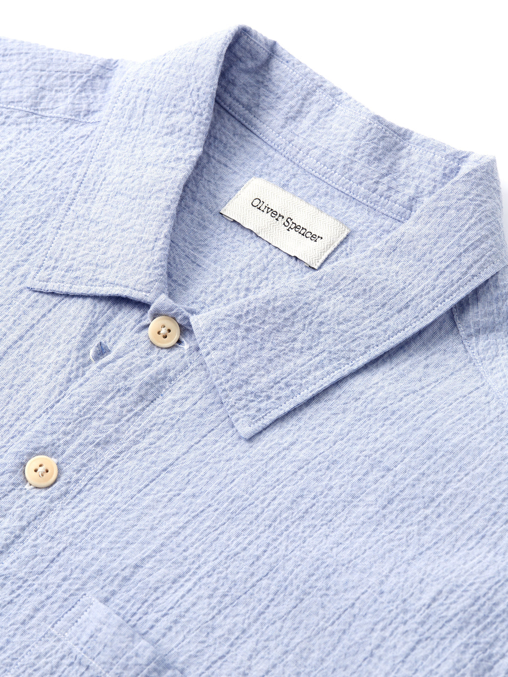  Riviera Short Sleeve Shirt Hughes Blue