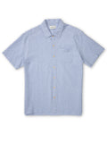  Riviera Short Sleeve Shirt Hughes Blue