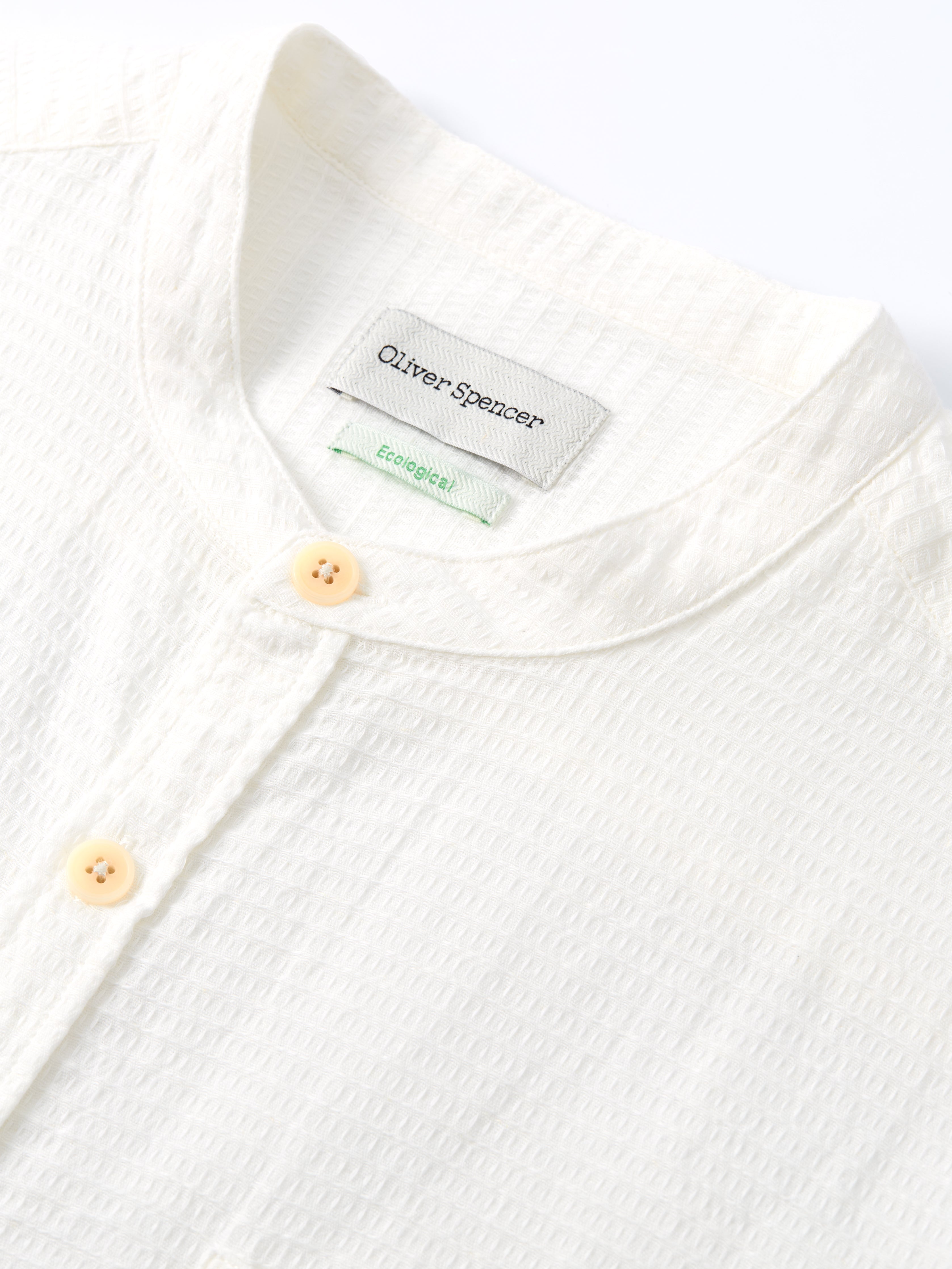  Grandad Shirt Haston Cream