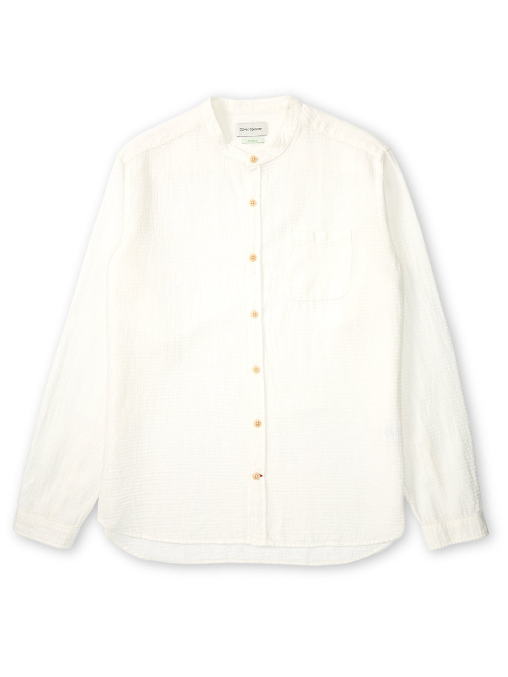  Grandad Shirt Haston Cream