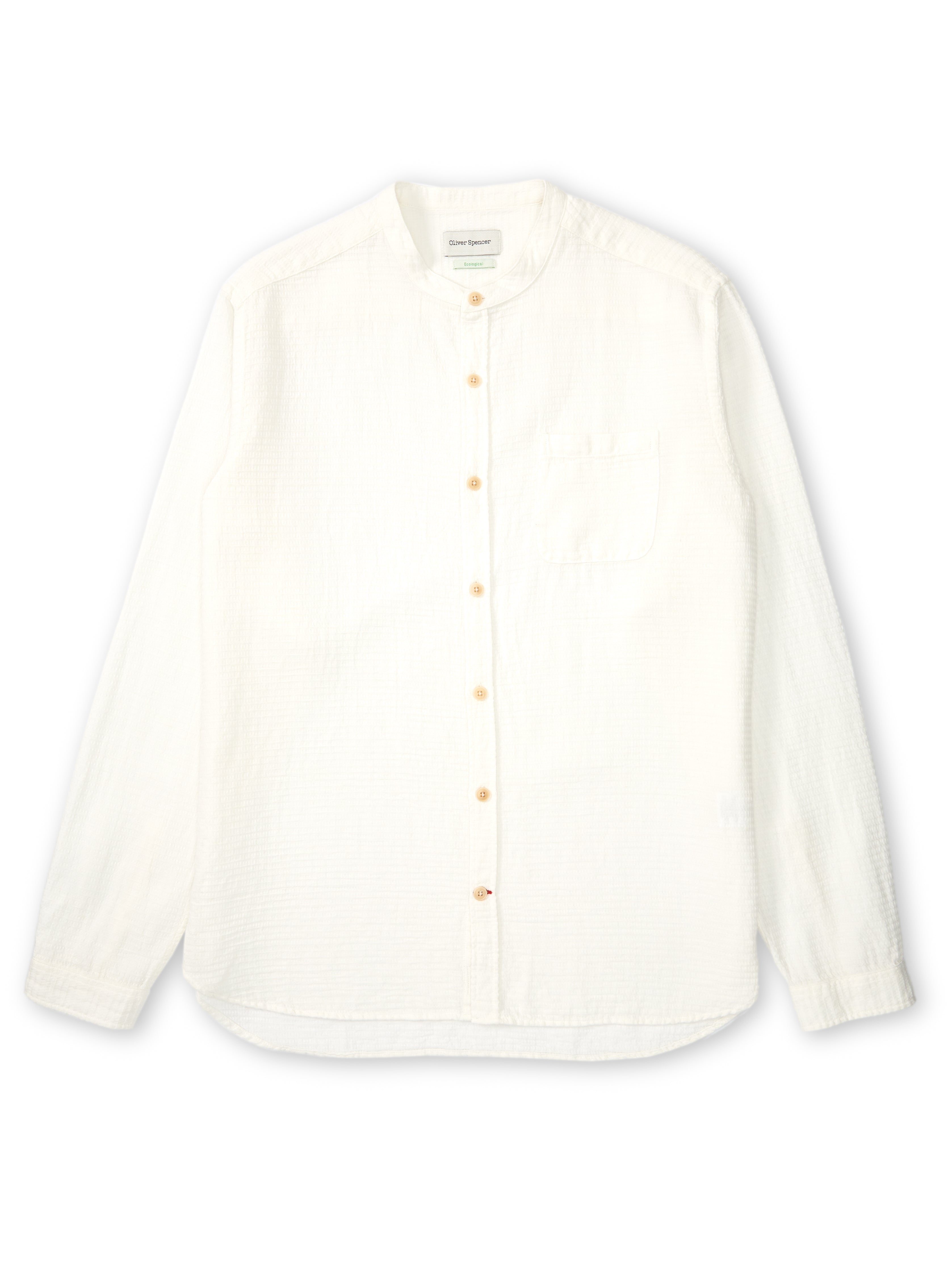  Grandad Shirt Haston Cream