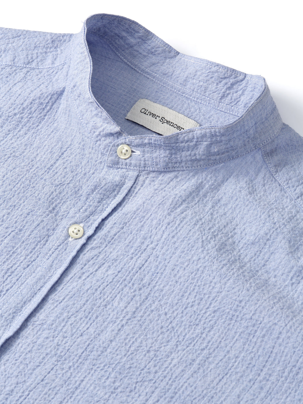  Grandad Shirt Hughes Blue