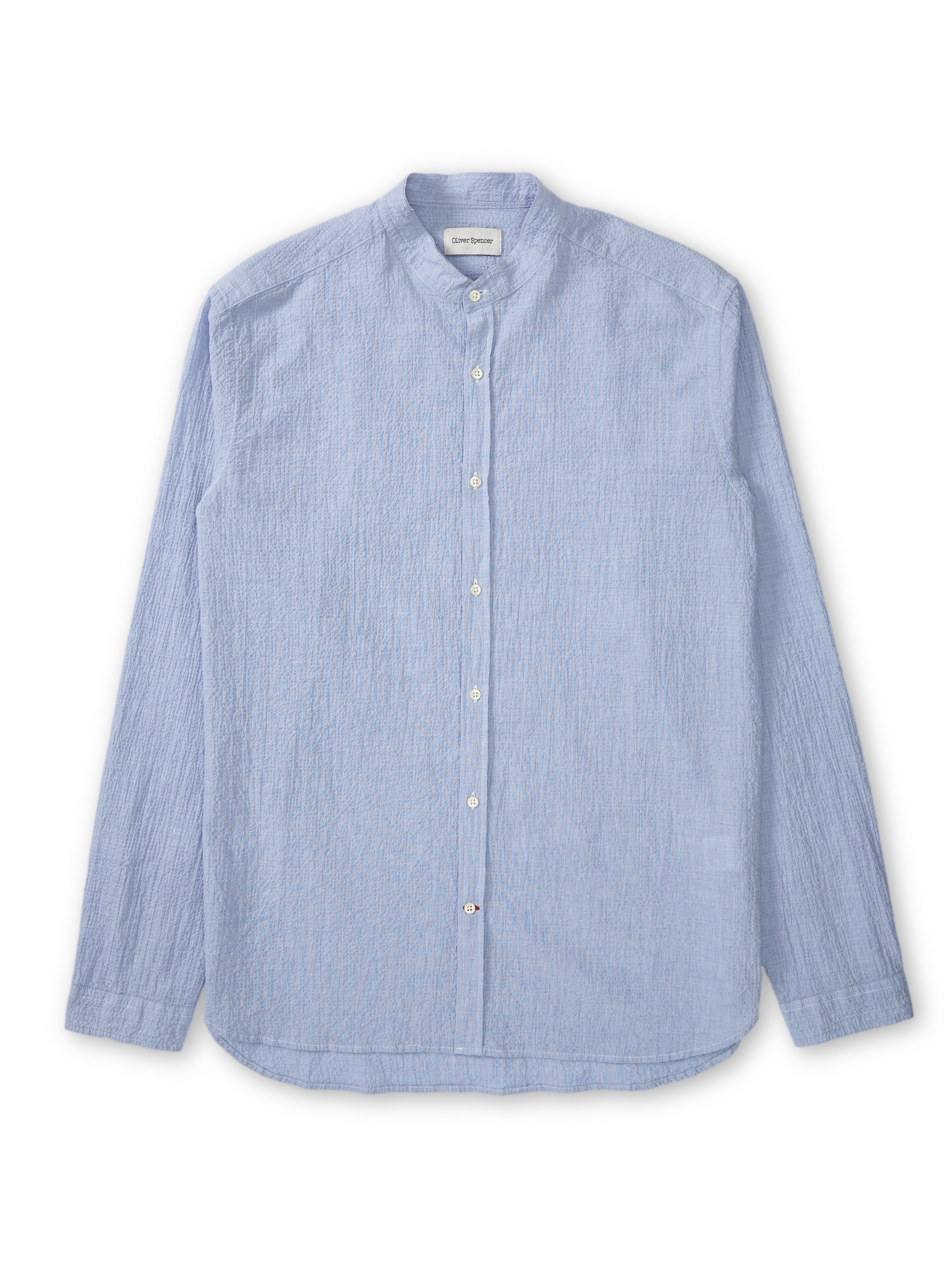  Grandad Shirt Hughes Blue
