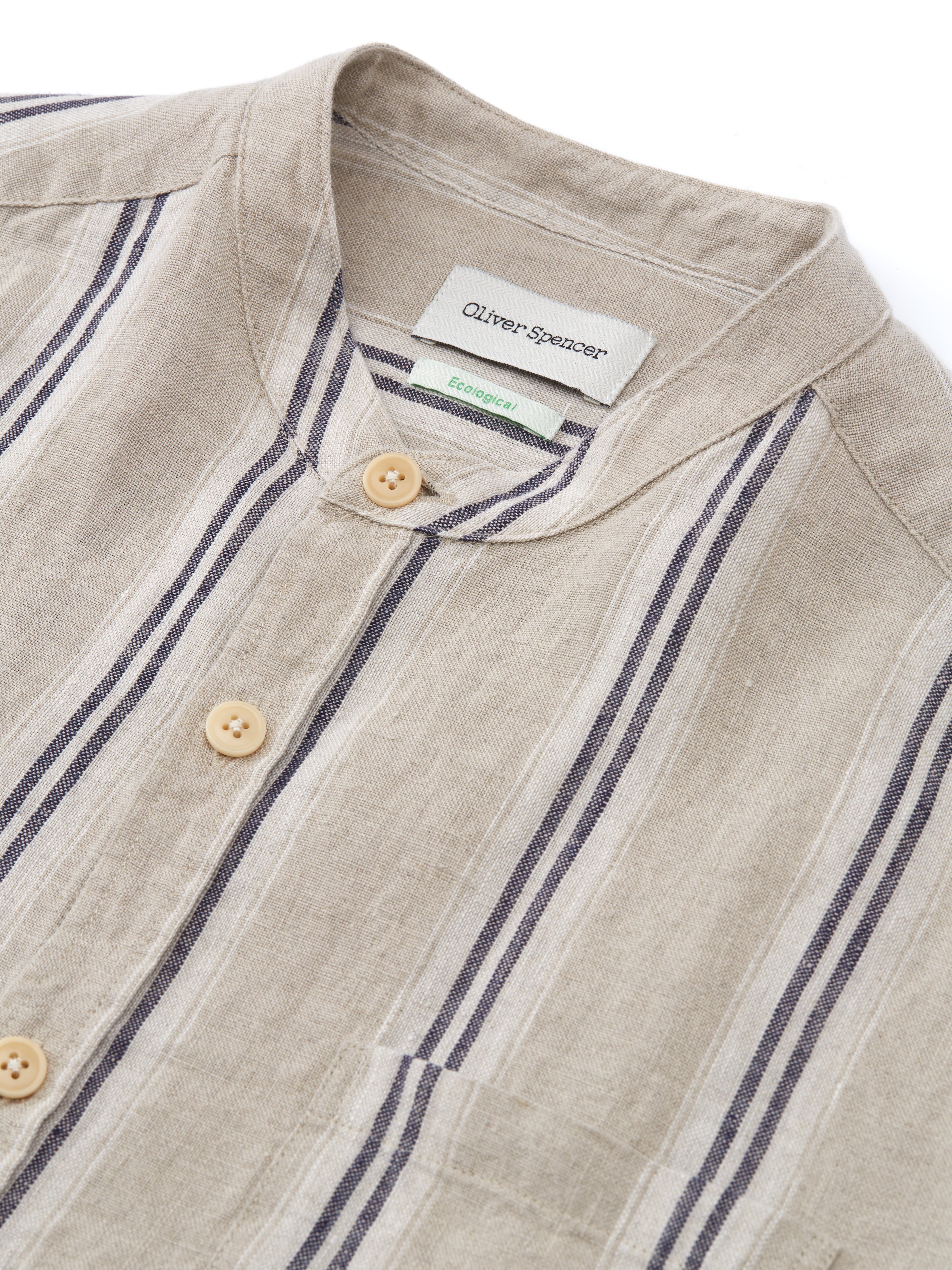  Grandad Shirt Loughlin Sand