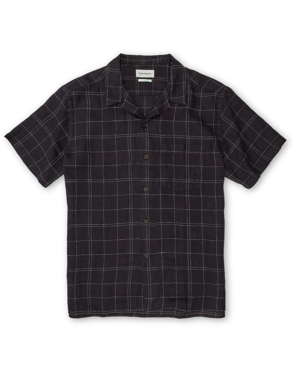  Havana Short Sleeve Shirt Frankel Black