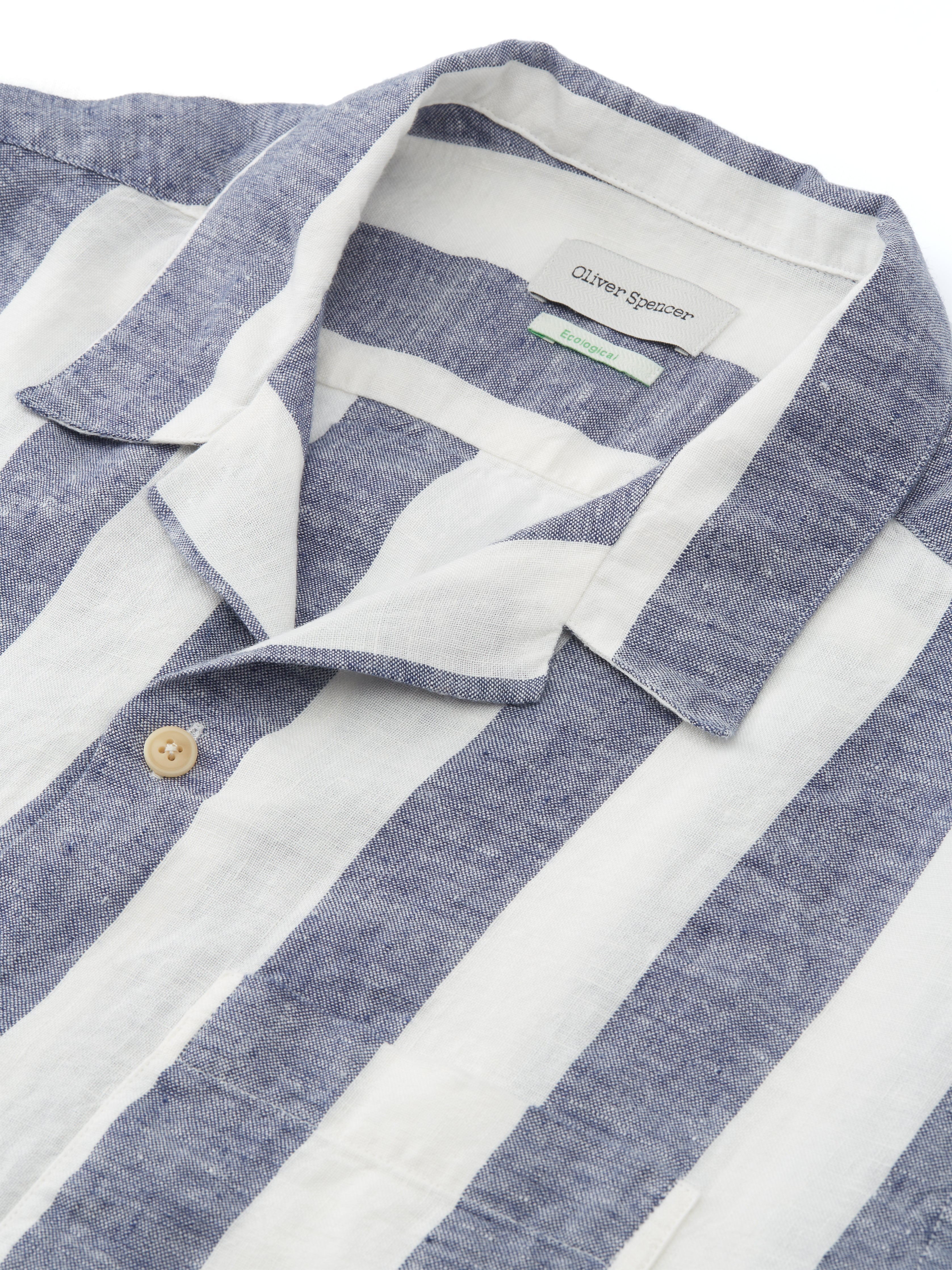  Havana Short Sleeve Shirt Mortimer Blue/White
