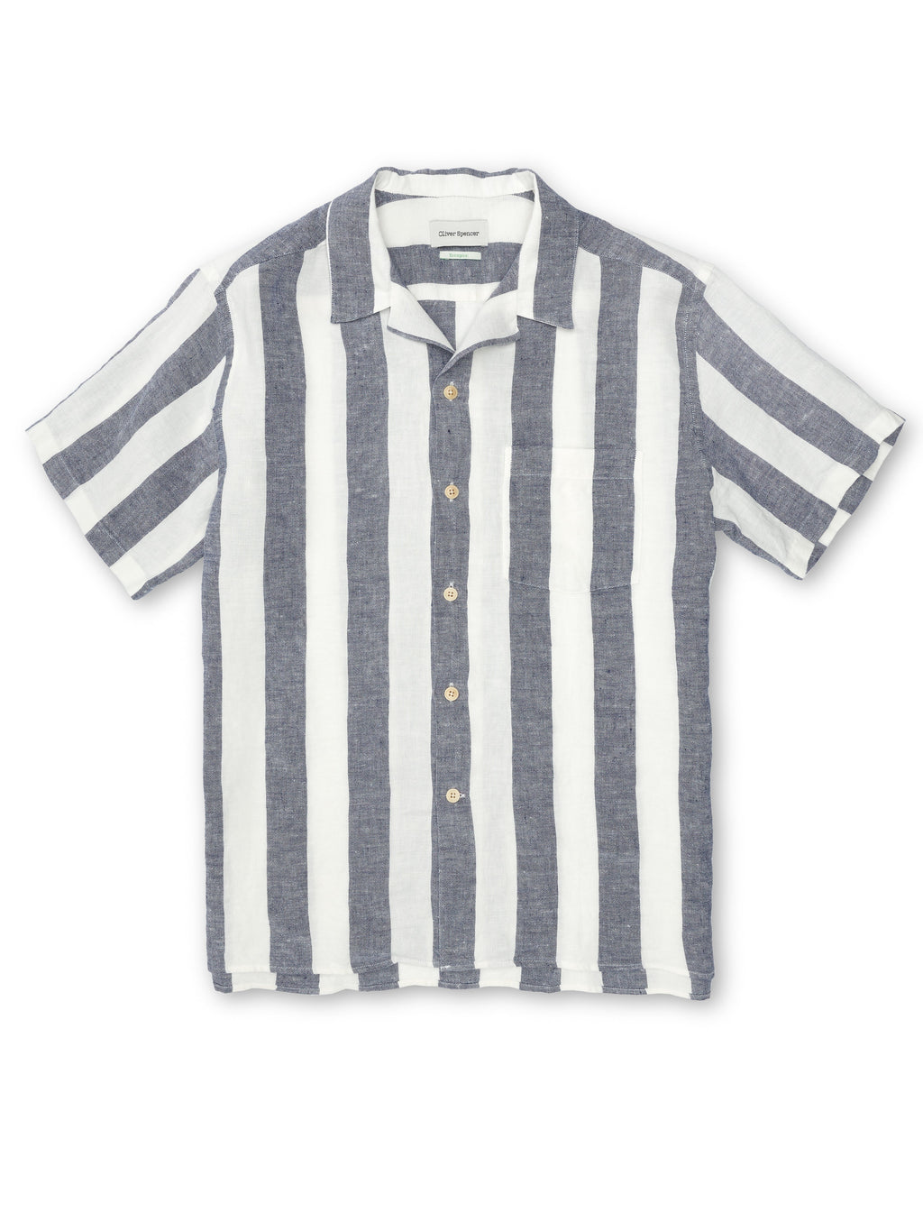  Havana Short Sleeve Shirt Mortimer Blue/White