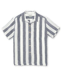  Havana Short Sleeve Shirt Mortimer Blue/White