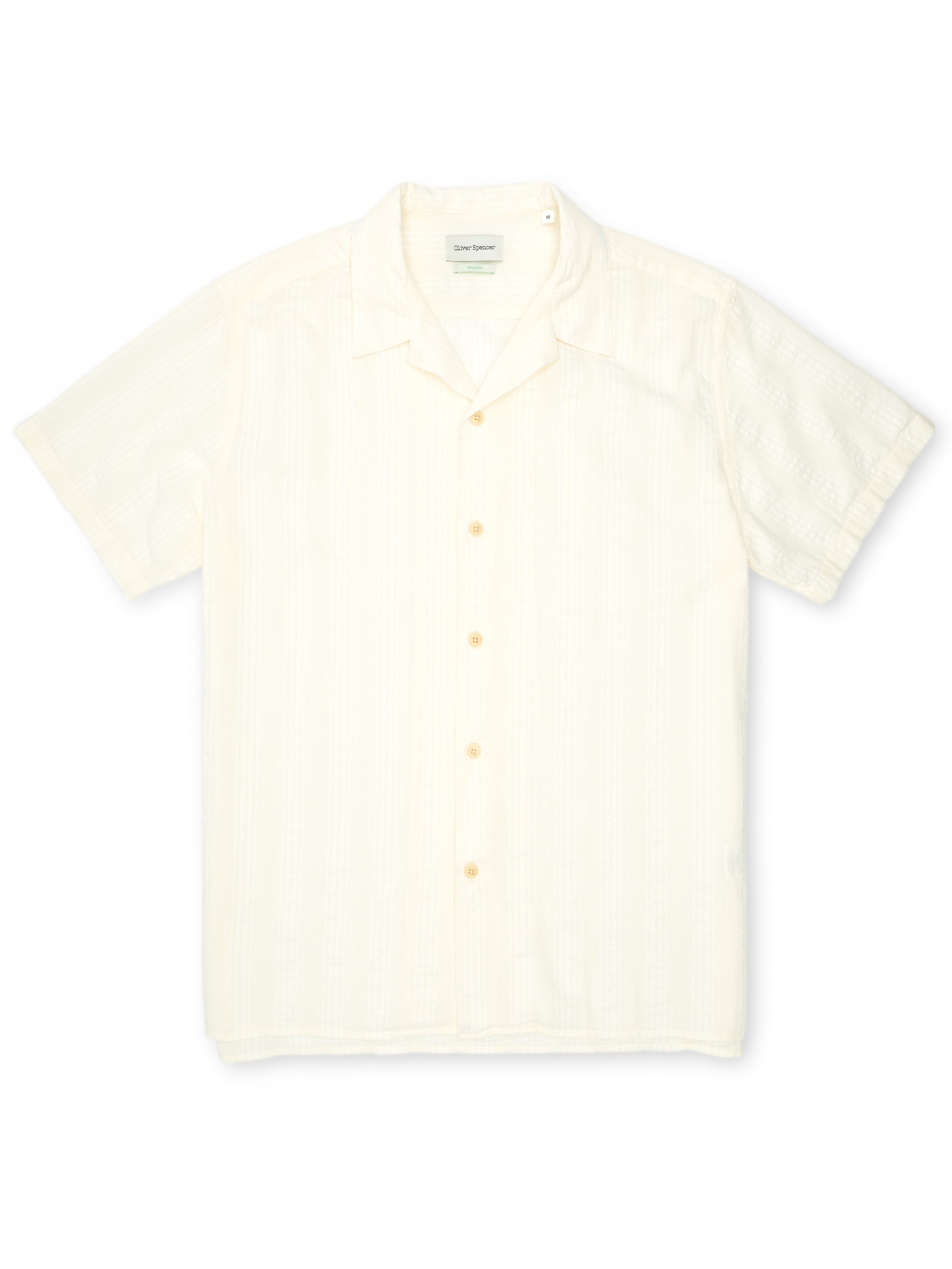  Havana Short Sleeve Shirt Yardley Cream