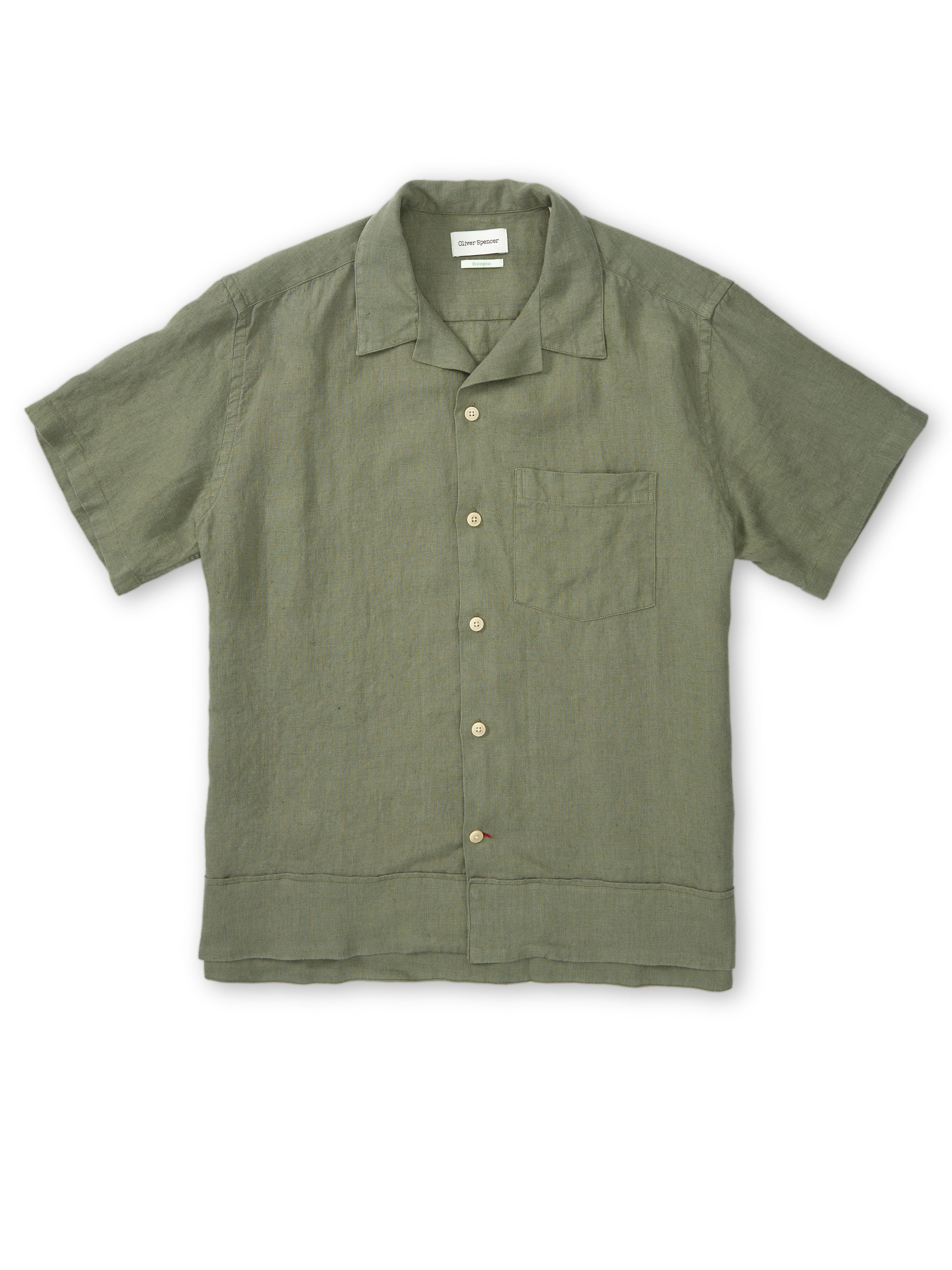 Havana Short Sleeve Shirt Coney Green