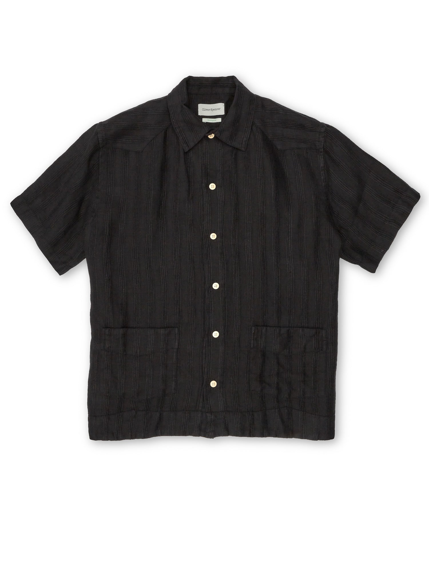  Cuban Short Sleeve Shirt Arnold Black