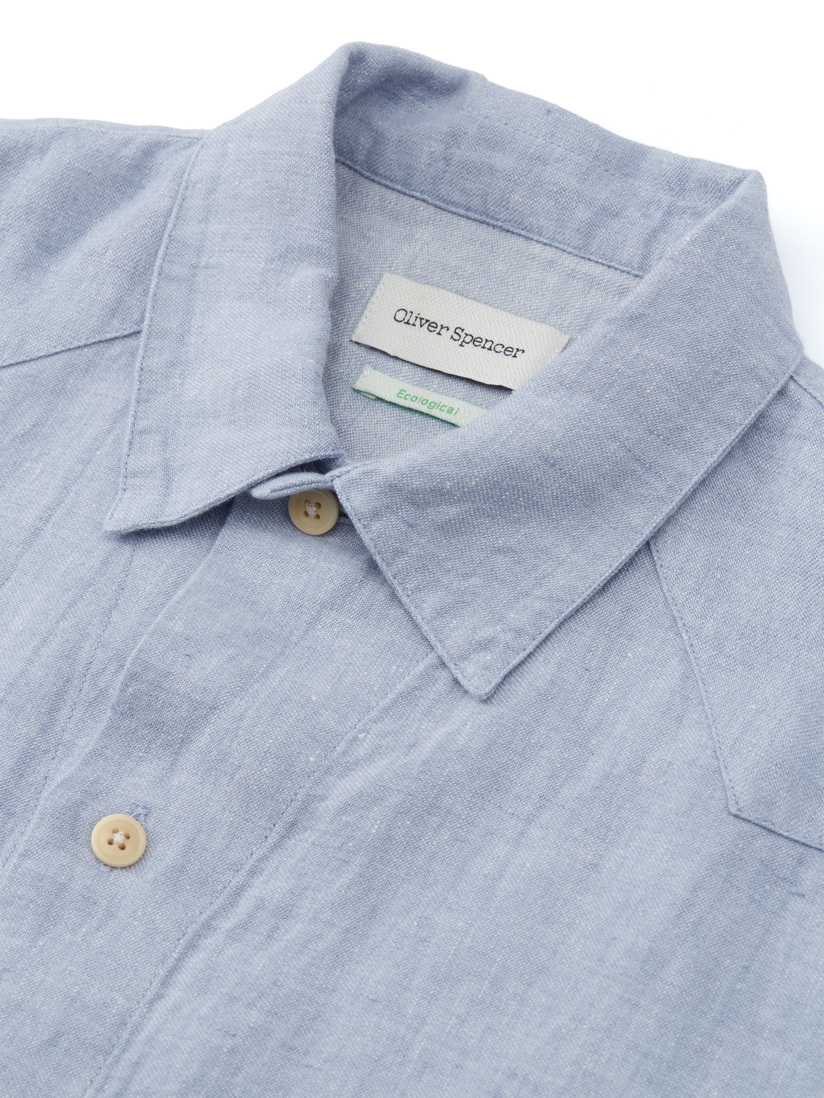  Cuban Short Sleeve Shirt Drescher Blue