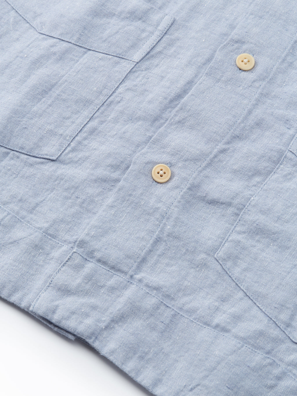  Cuban Short Sleeve Shirt Drescher Blue