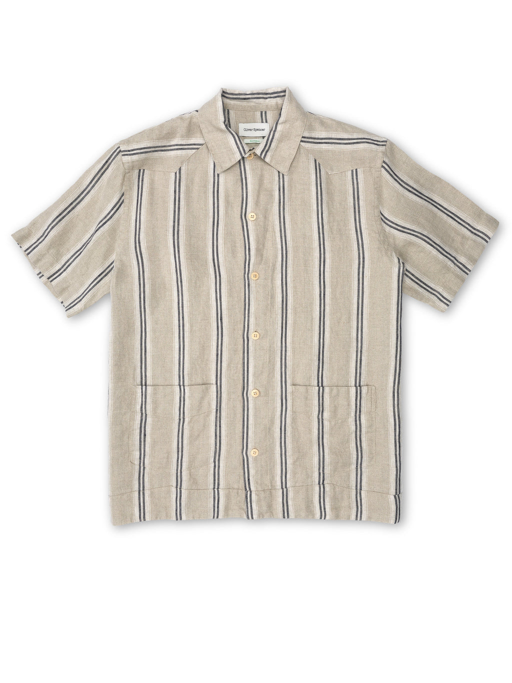  Cuban Short Sleeve Shirt Loughlin Sand