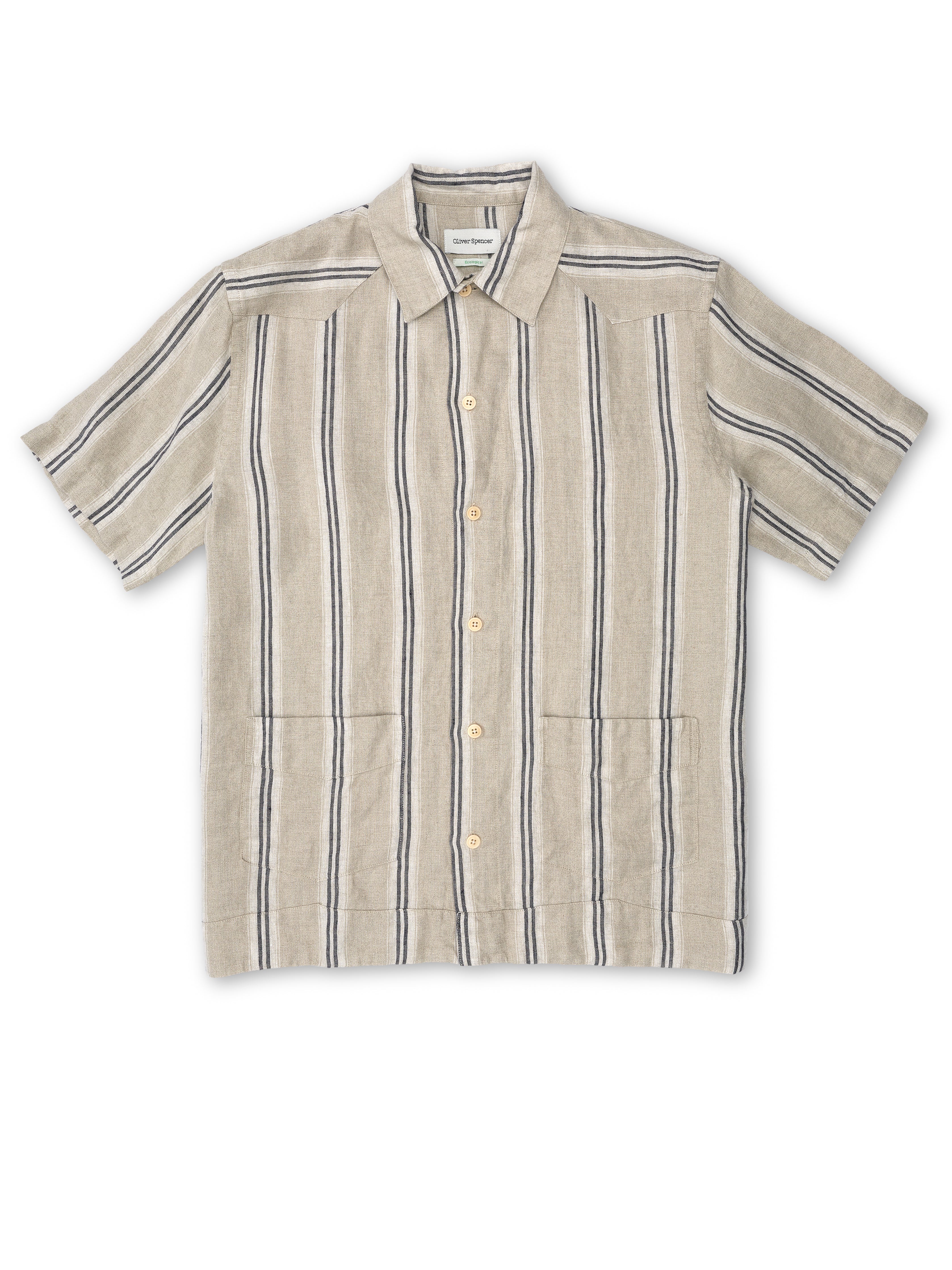  Cuban Short Sleeve Shirt Loughlin Sand