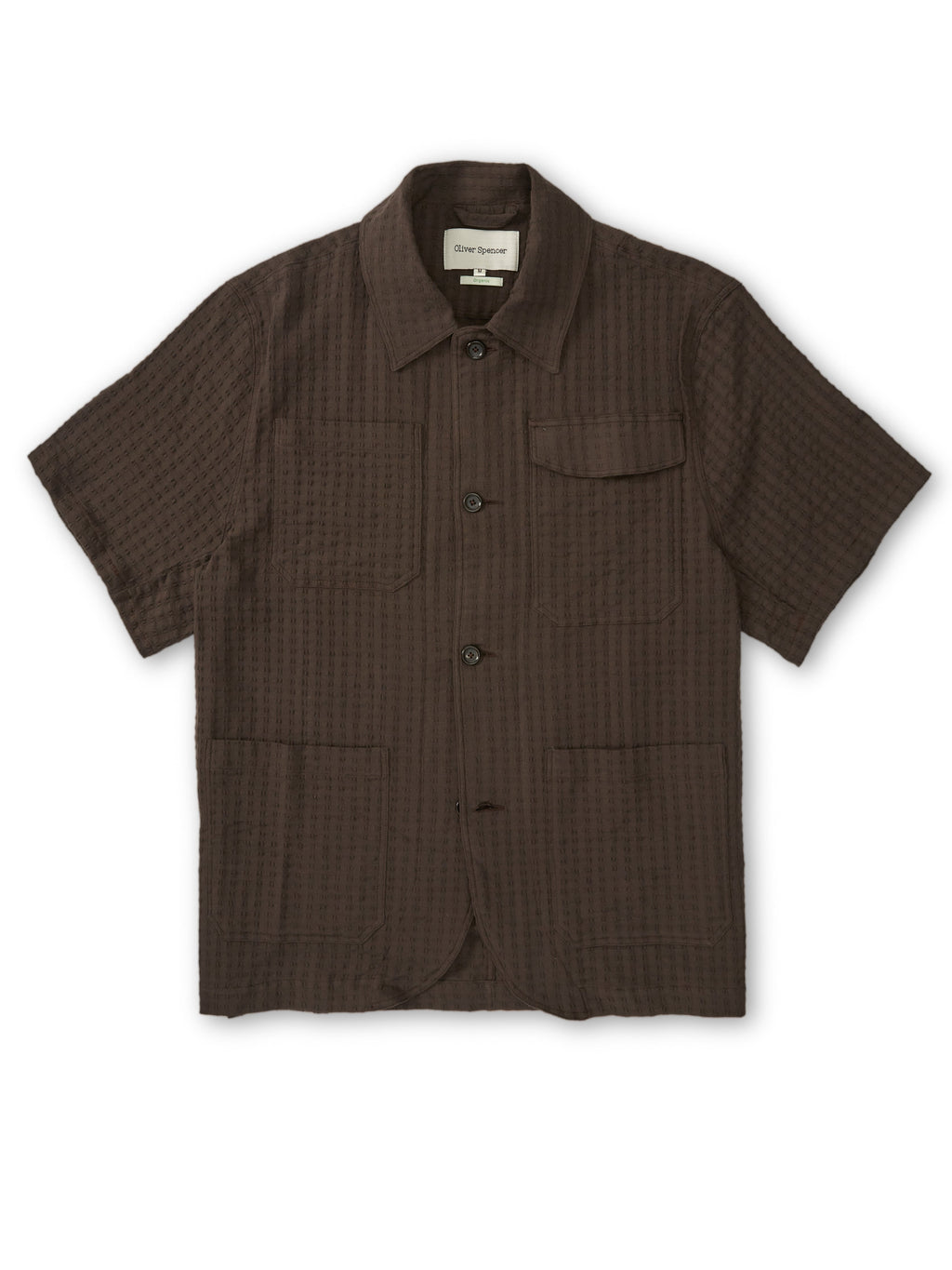  Short Sleeve Safari Shirt Sampson Brown
