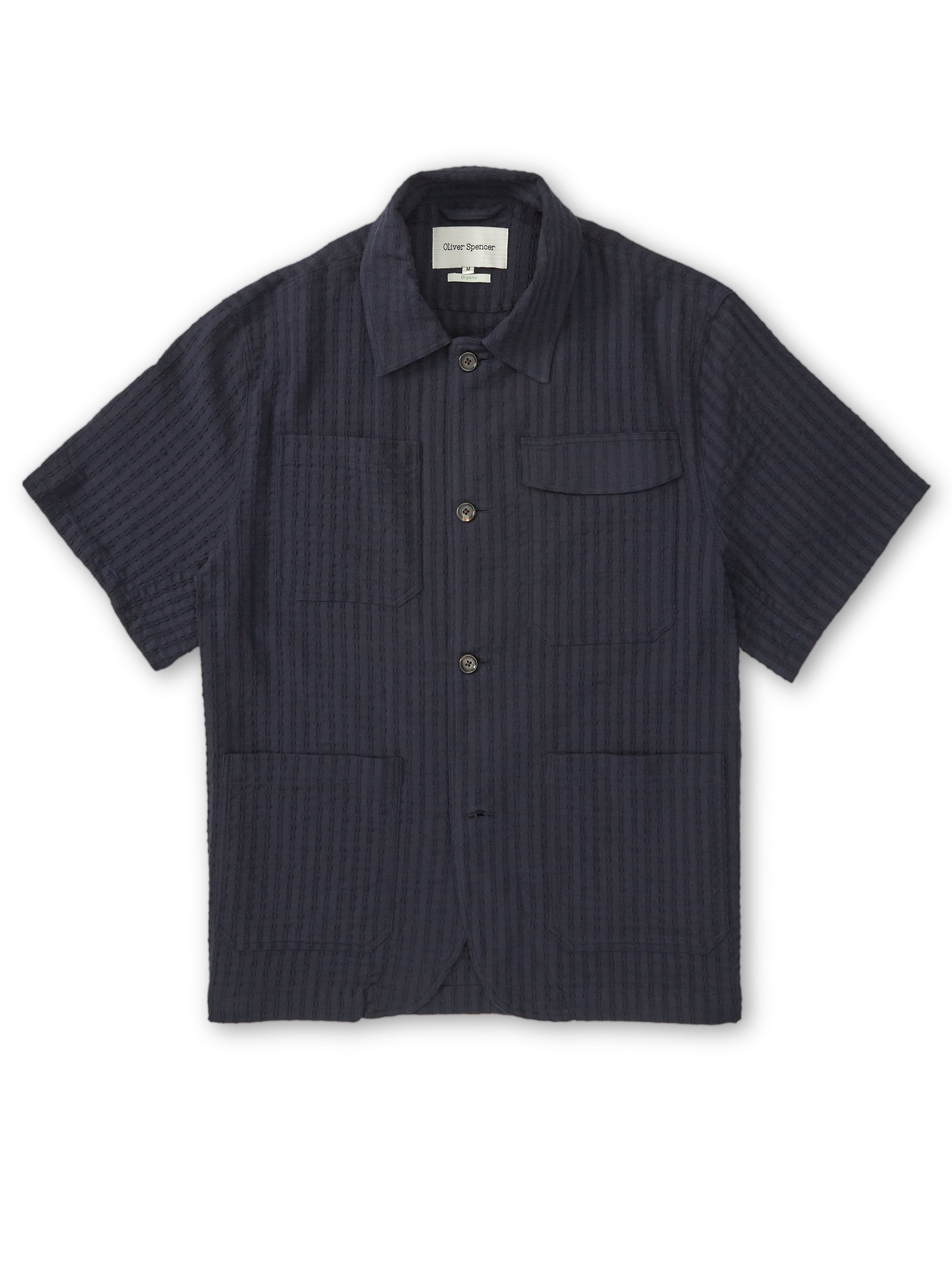  Short Sleeve Safari Shirt Sampson Navy
