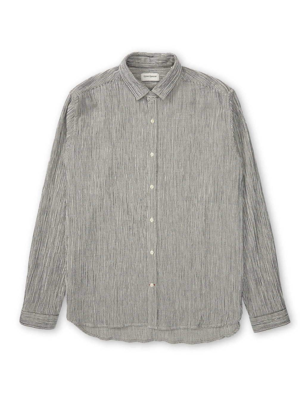  Clerkenwell Tab Shirt Gorwell Navy/White