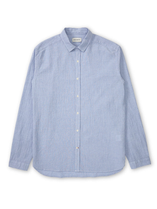  Clerkenwell Tab Shirt Hughes Blue