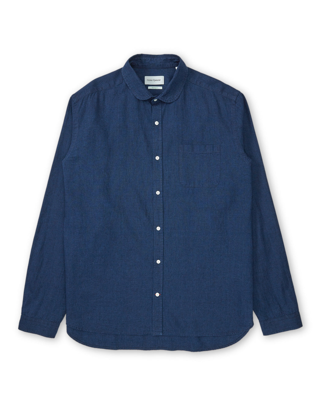  Eton Collar Shirt Lawes Navy