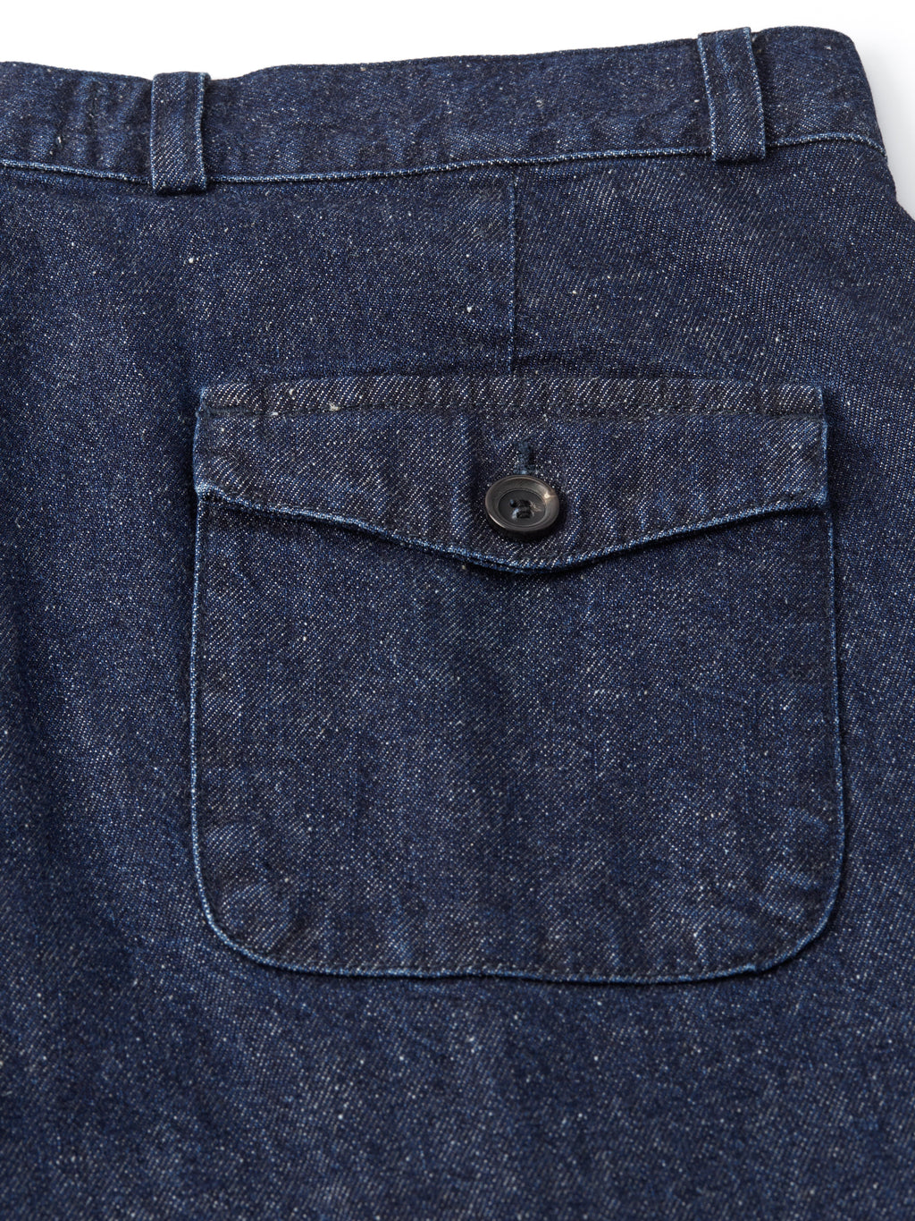  Morton Pleated Trousers Burnham Denim Indigo Blue