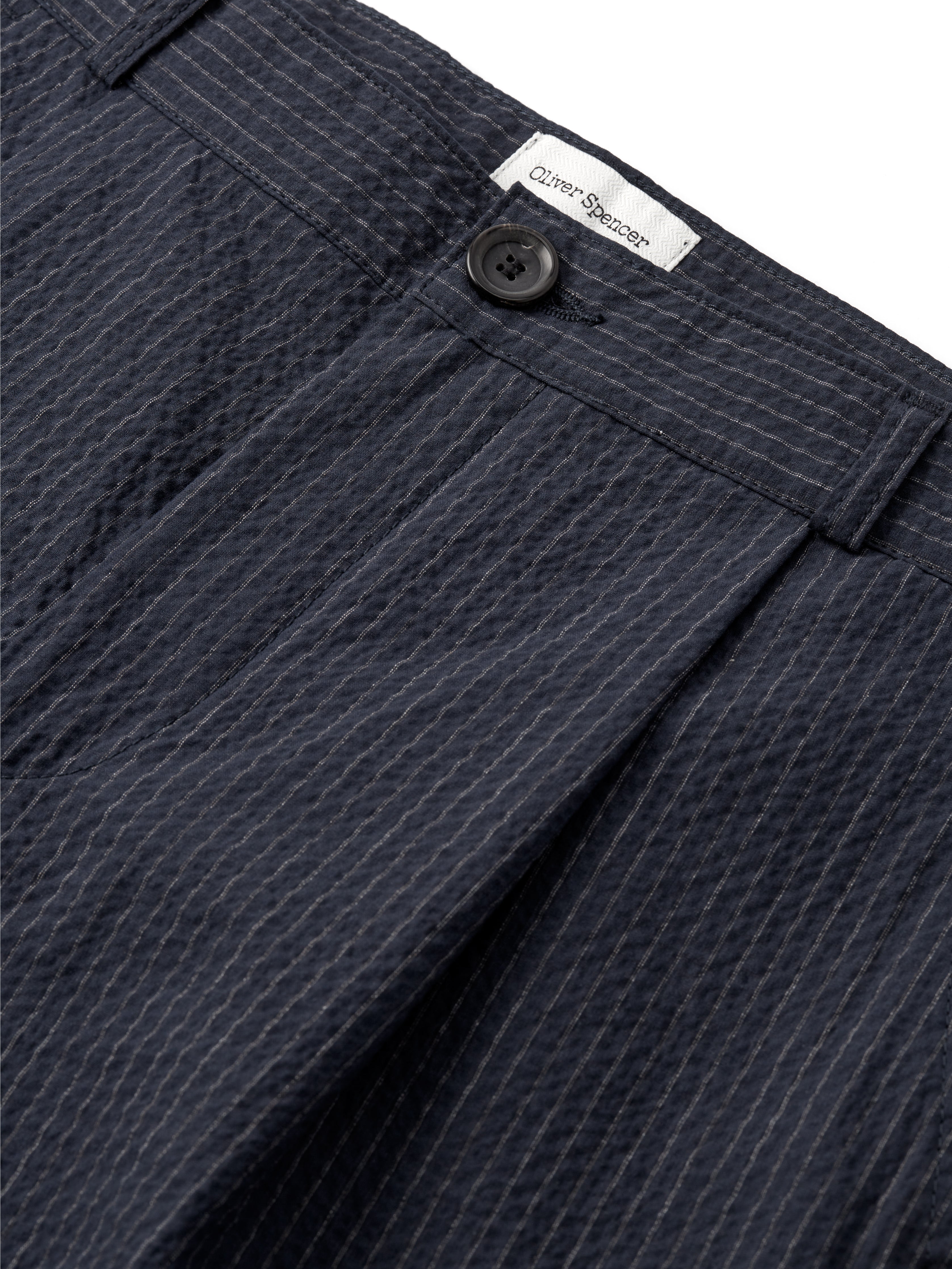  Morton Pleated Trousers Granville Navy