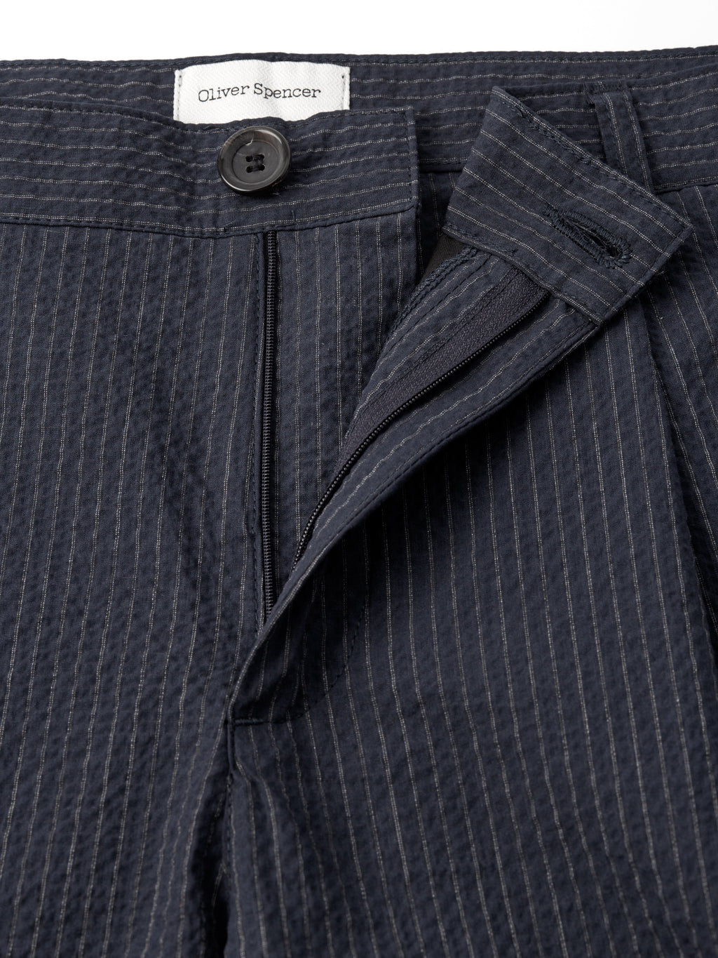  Morton Pleated Trousers Granville Navy