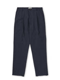  Morton Pleated Trousers Granville Navy