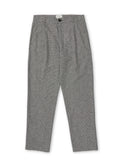  Morton Pleated Trousers Rackfield Black/White