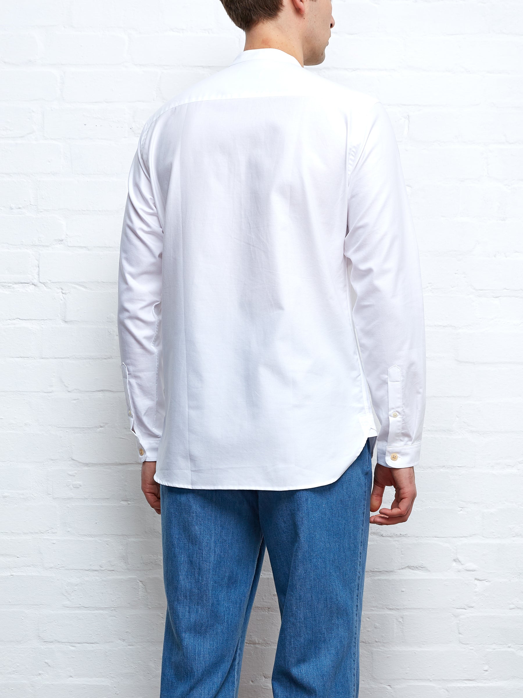  Grandad Shirt Brecon White