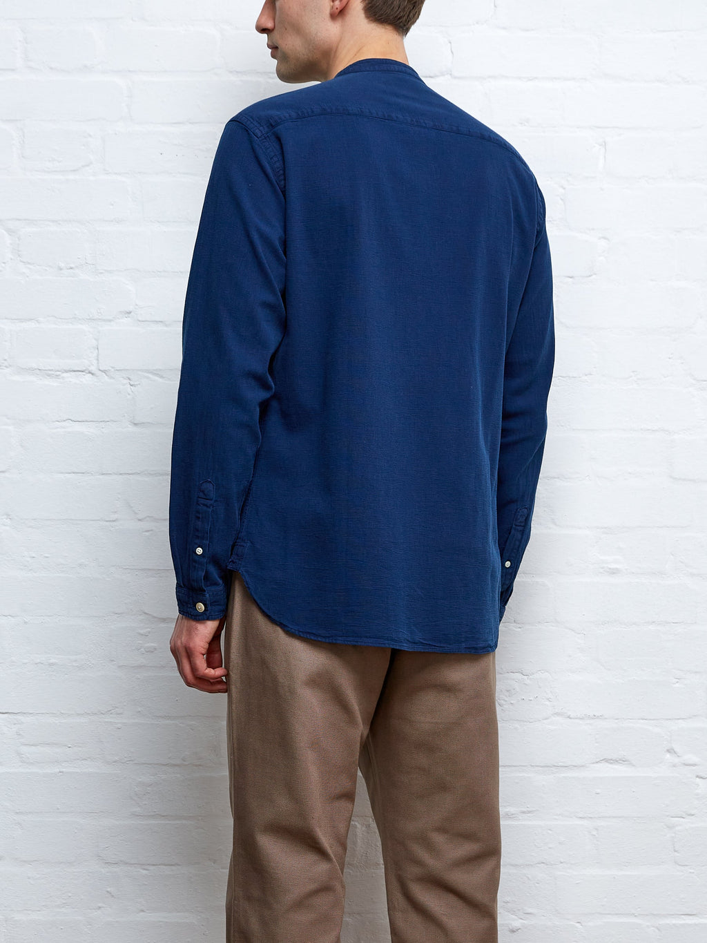  Grandad Shirt Kildale Indigo Rinse