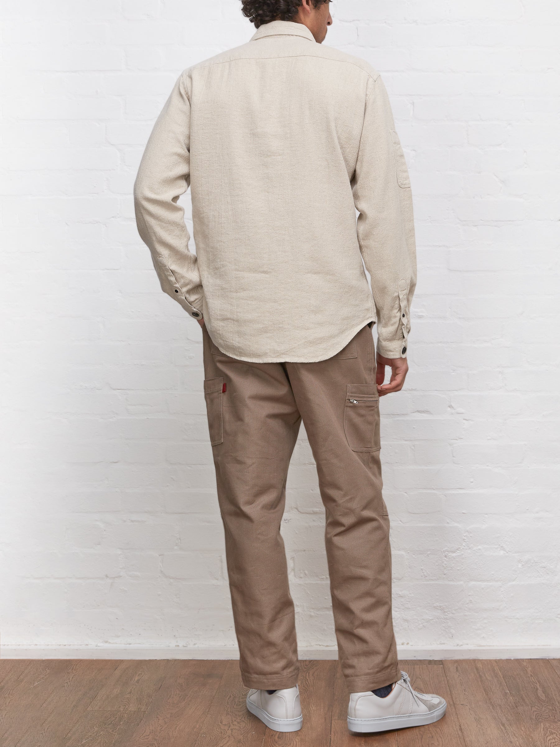  Oliver Spencer X Niwaki Haru Gardening Overshirt Bruton Beige