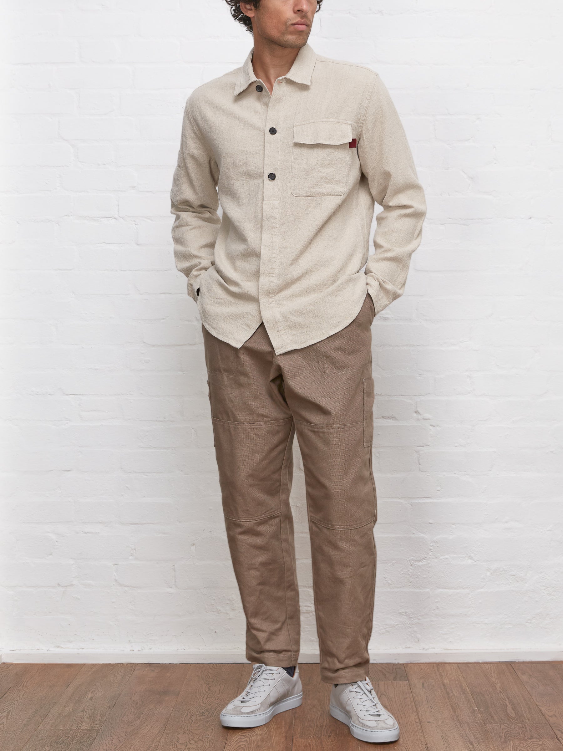  Oliver Spencer X Niwaki Haru Gardening Overshirt Bruton Beige