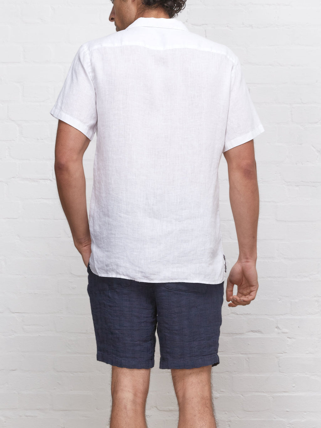  Havana Short Sleeve Shirt Bridford White