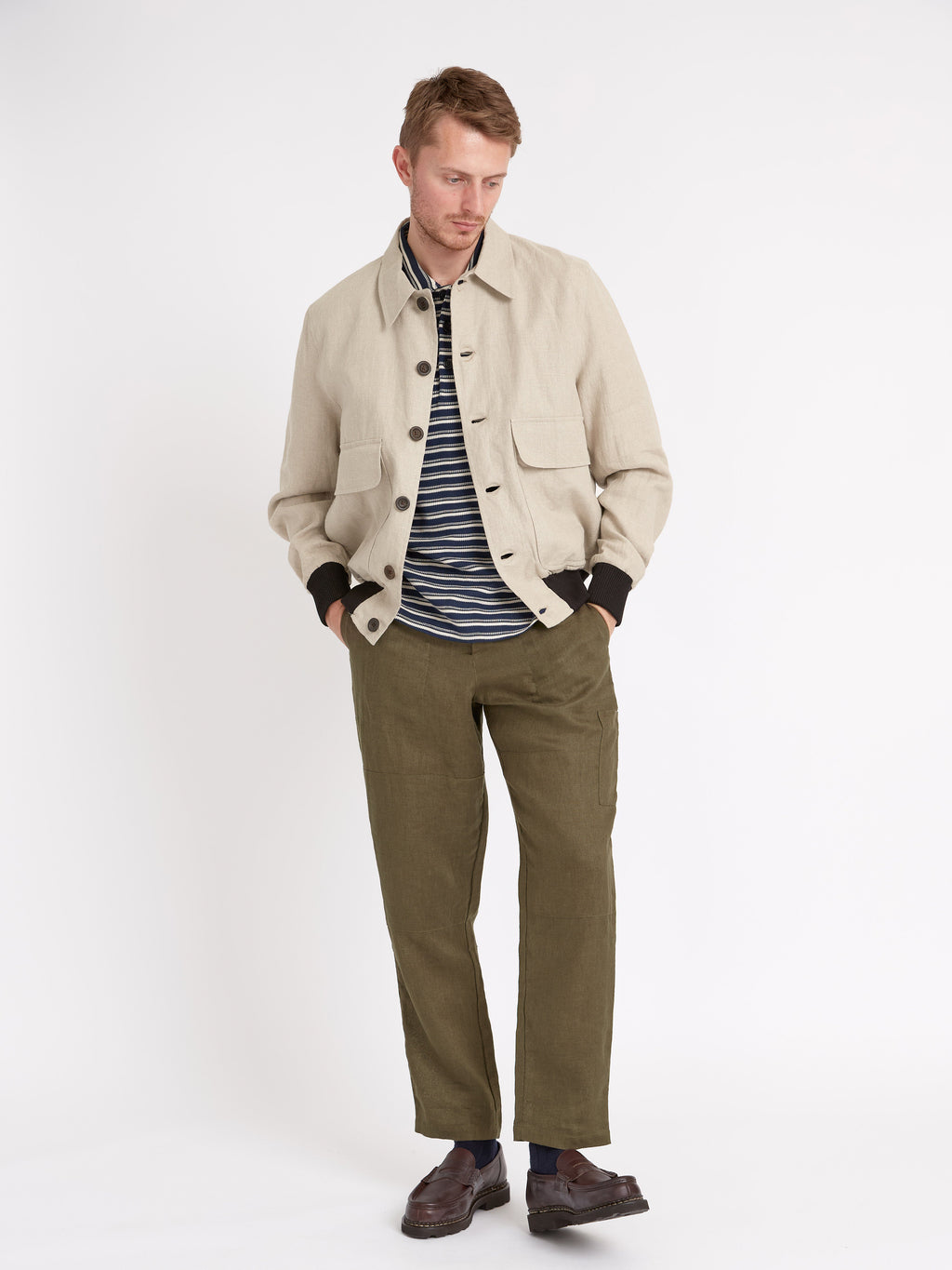  Linfield Bomber Jacket Coney Sand